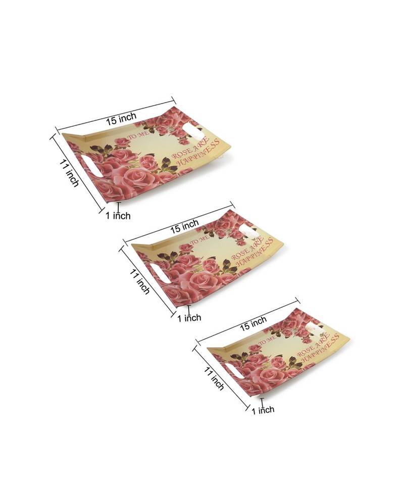 Japan Roses High Grade Melamine Serving Plates