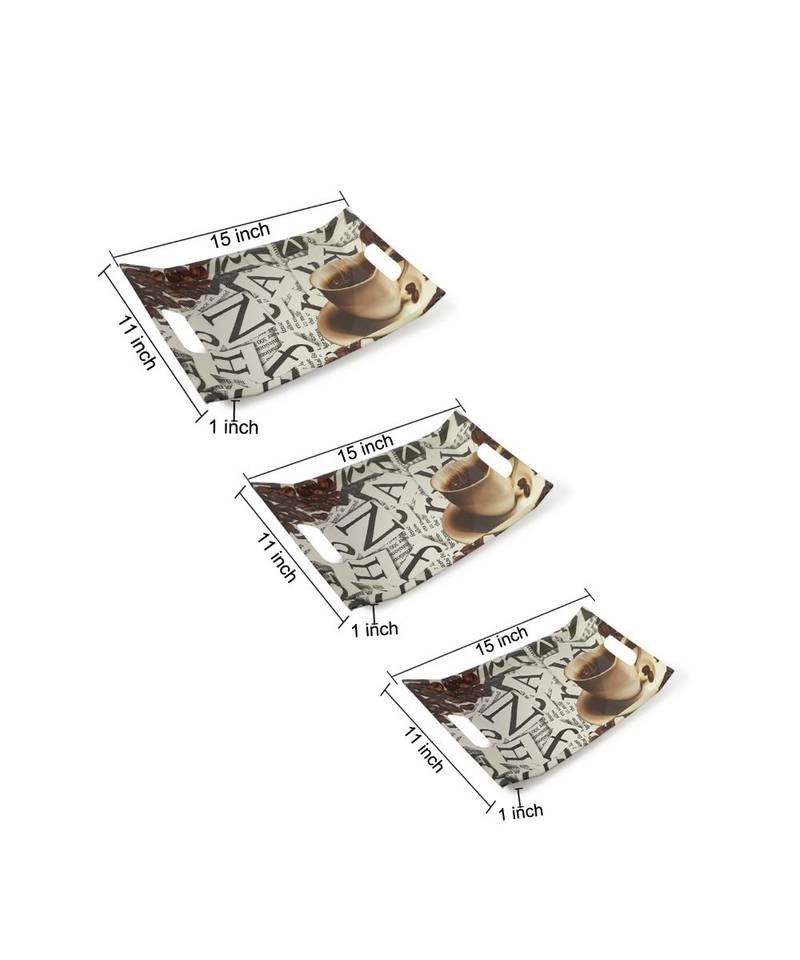 Japan Alphabetics High Grade Melamine Serving Plates