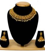 Maroon necklace-sets