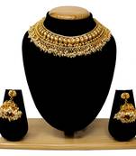 Maroon necklace-sets