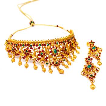 Maroon necklace-sets 2