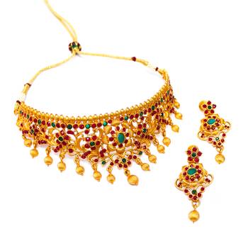 Maroon necklace-sets 3