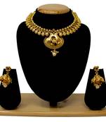 Maroon necklace-sets