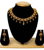 Maroon necklace-sets