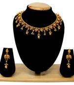 Maroon necklace-sets