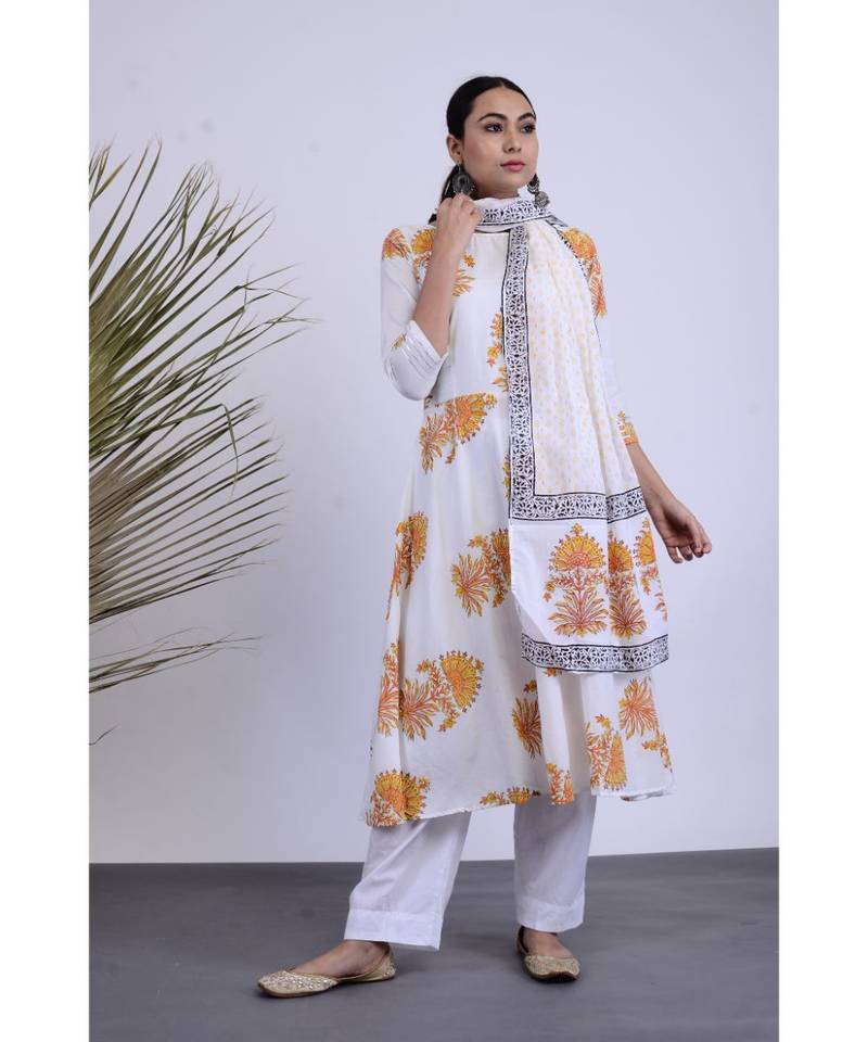 Anika Cotton Hand Block Set of three