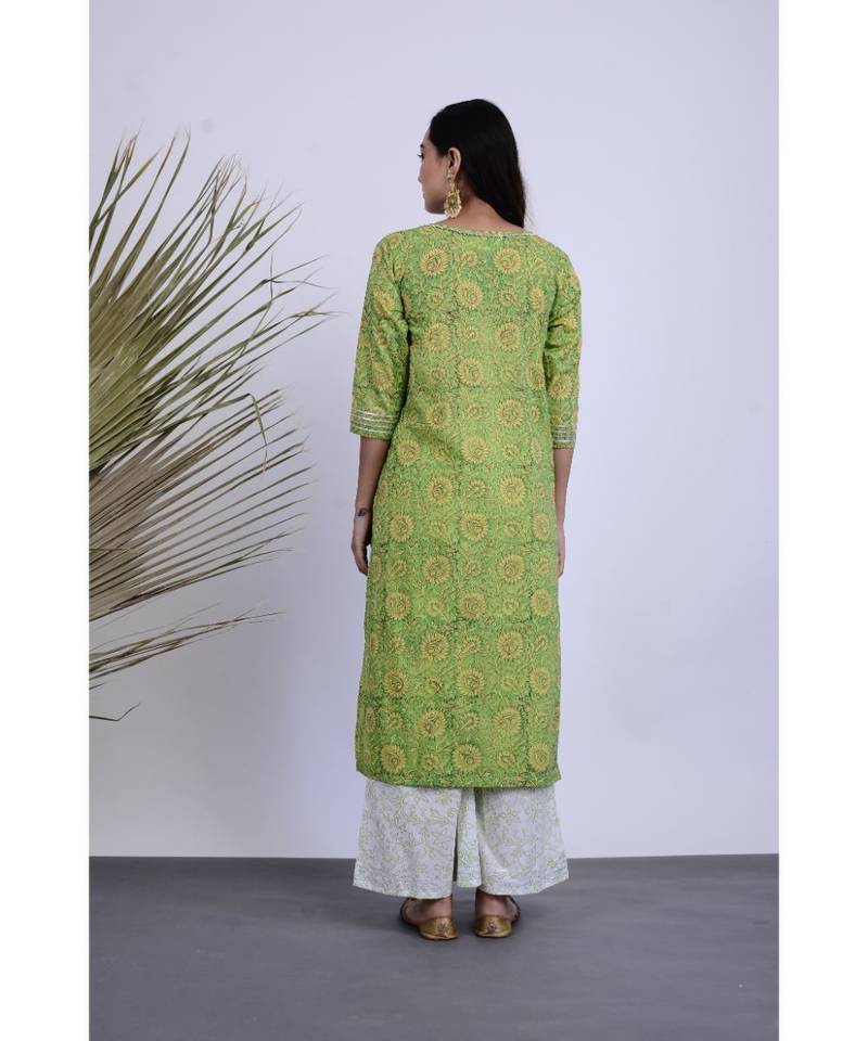 Taaza Cotton Hand Block Set of two