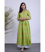 Yarana Hand blocked Kurta Palazzo Set of Two