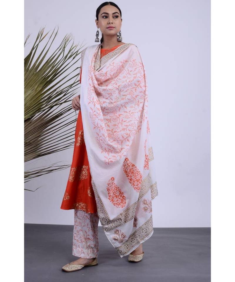 Angele Cotton Hand Block Set of three