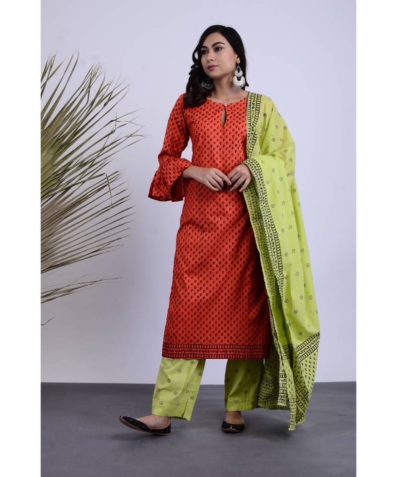 Jigsaw Hand Blocked Set of Three