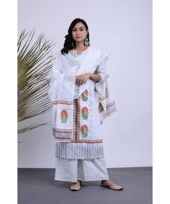 Kangana Cotton Hand Block Set Three 1