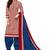 Women's Orange & Blue Cotton Printed Readymade Salwar Suit Set