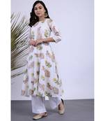 Havana Hand Blocked Kurta Pant Set of Two