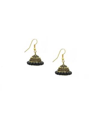 Multicolor Gold Plated Combo Of 2 Jhumki Earrings For Women/Girls 3