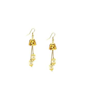 Gold Plated Jhumki Earrings For Women & Girls 3