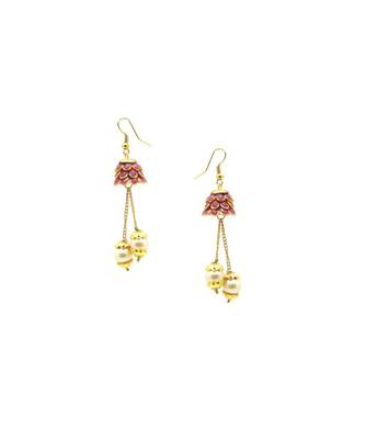 Gold Plated Jhumki Earrings For Women & Girls 1