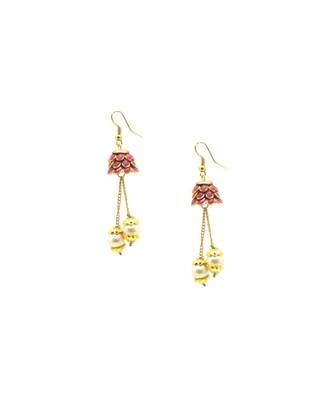 Gold Plated Jhumki Earrings For Women & Girls 3