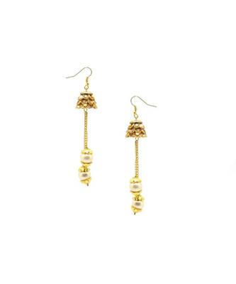 Gold Plated Jhumki Earrings For Women & Girls 1