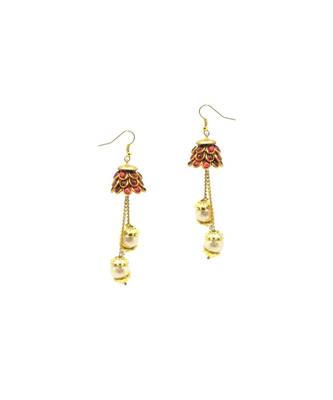 Gold Plated Jhumki Earrings For Women & Girls 1