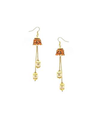 Gold Plated Jhumki Earrings For Women & Girls 1