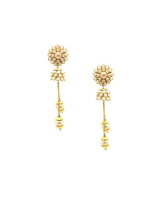 Gold Plated Jhumki Earrings For Women & Girls 3