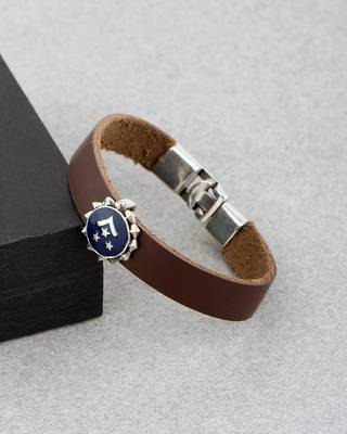 Squad Oxidized Silver Plated Stylish Bracelet 1