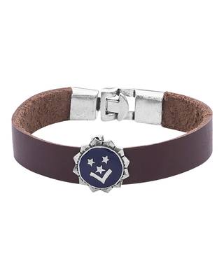 Squad Oxidized Silver Plated Stylish Bracelet 2