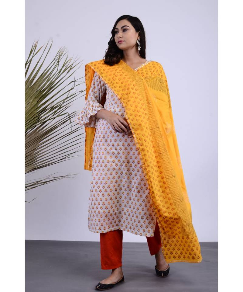 Vaani Cotton Hand BlockSet Three