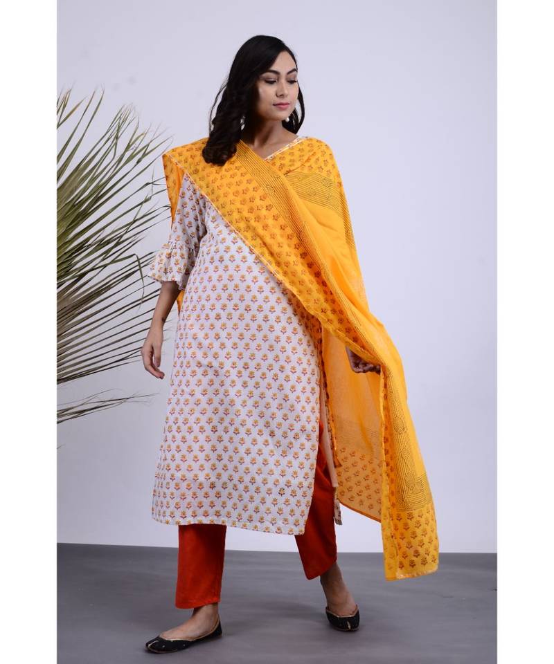 Vaani Cotton Hand BlockSet Three