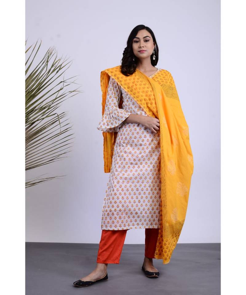 Vaani Cotton Hand BlockSet Three