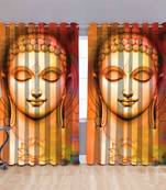 Buddha polyester curtains
