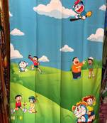 doraemon polyester curtains