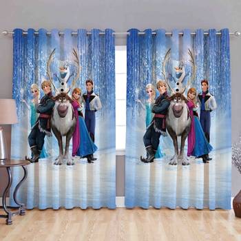moose fairy polyester curtains 1