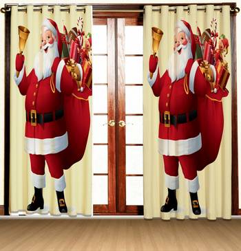 santa full polyester curtains 1