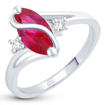 Silver crystal rings 1