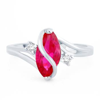 Silver crystal rings 2