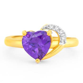 Gold crystal rings 2