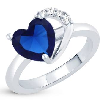 Silver crystal rings 1