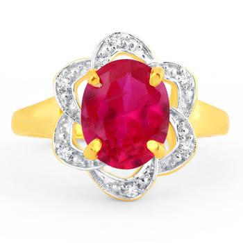 Gold crystal rings 2