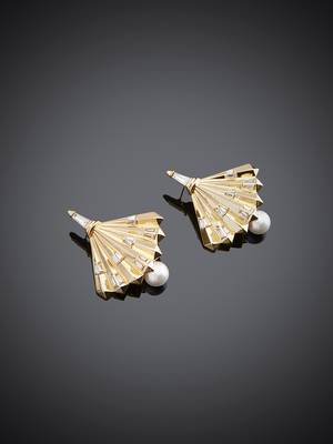 Gold malachite earrings 5