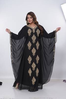 Dubai Kaftan Women Dress Moroccan Caftan Long Farasha Maxi Dress Al196 2
