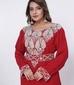 Dubai Kaftan Women Dress Moroccan Caftan Long Farasha Maxi Dress Al198