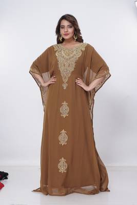 Dubai Kaftan Women Dress Moroccan Caftan Long Farasha Maxi Dress Al199 4