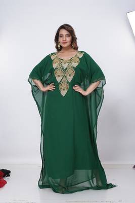 Dubai Kaftan Women Dress Moroccan Caftan Long Farasha Maxi Dress Al200 4