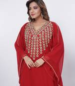 Dubai Kaftan Women Dress Moroccan Caftan Long Farasha Maxi Dress Al202