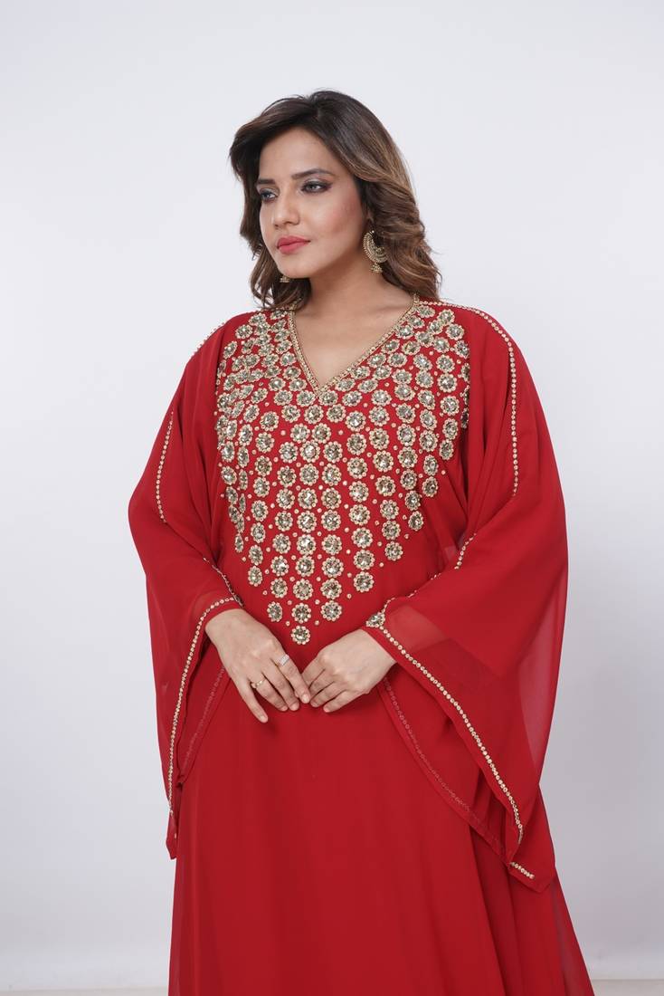 Dubai Kaftan Women Dress Moroccan Caftan Long Farasha Maxi Dress Al202