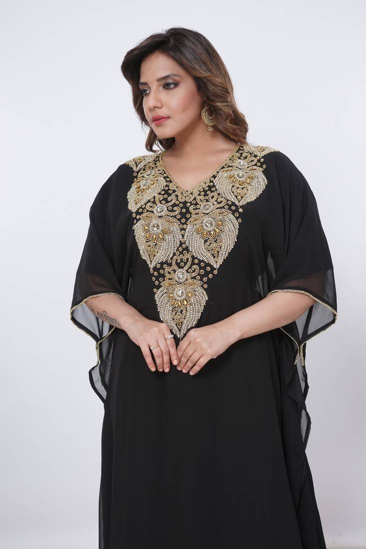 Dubai Kaftan Women Dress Moroccan Caftan Long Farasha Maxi Dress Al209