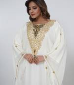 Dubai Kaftan Women Dress Moroccan Caftan Long Farasha Maxi Dress Al210