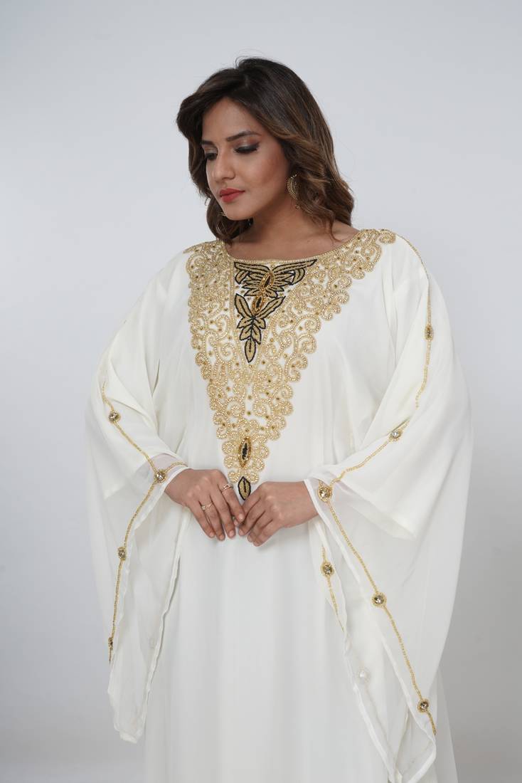 Dubai Kaftan Women Dress Moroccan Caftan Long Farasha Maxi Dress Al210