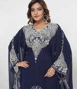 Dubai Kaftan Women Dress Moroccan Caftan Long Farasha Maxi Dress Al215